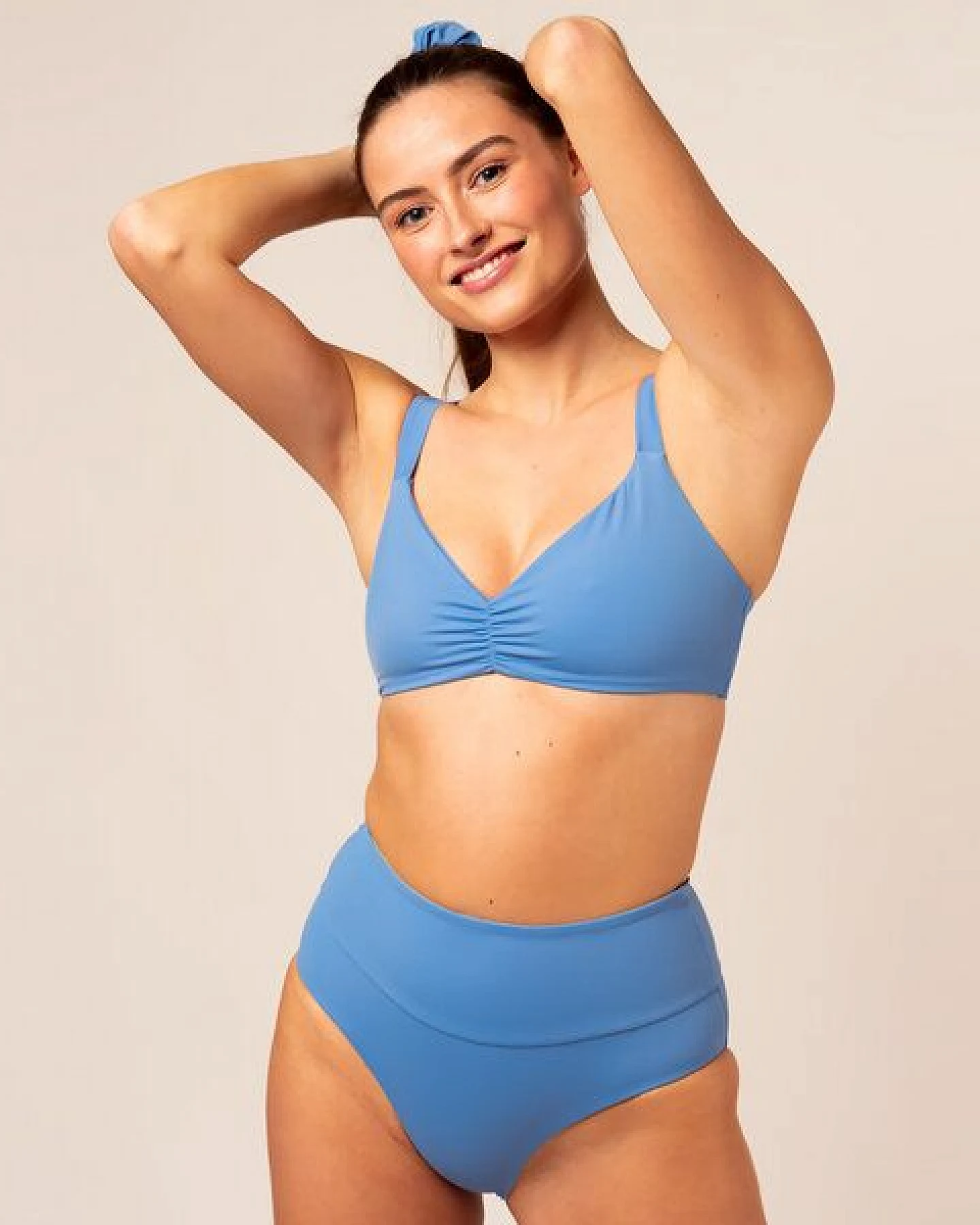 Woodlike Ocean Ruffle Bikini Top - Uni – Ansicht 4