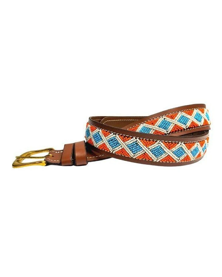 Zinj Design Massai Ledergürtel - Cameroun Kenia - Unisex