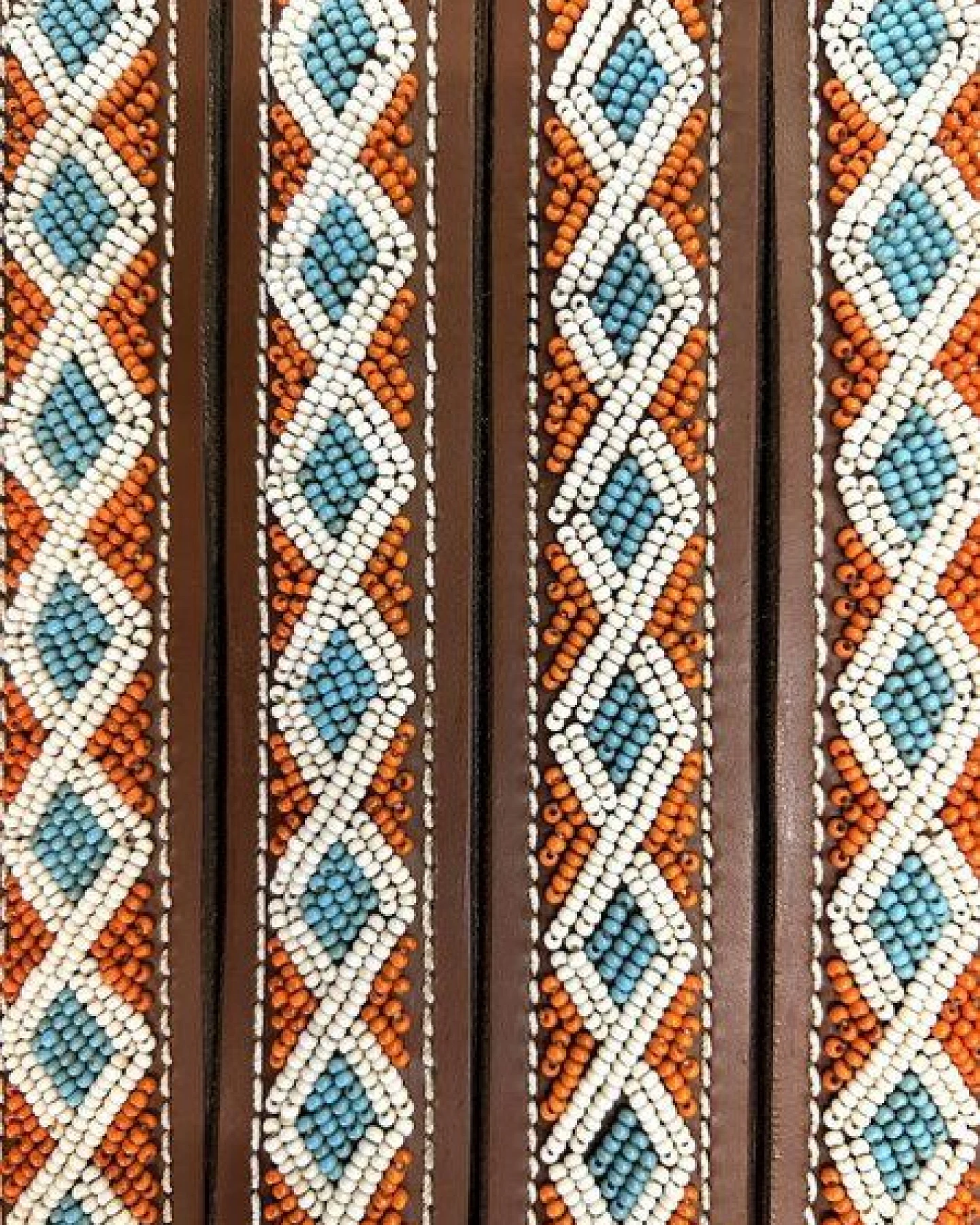 Zinj Design Massai Ledergürtel - Cameroun Kenia - Unisex – Ansicht 2