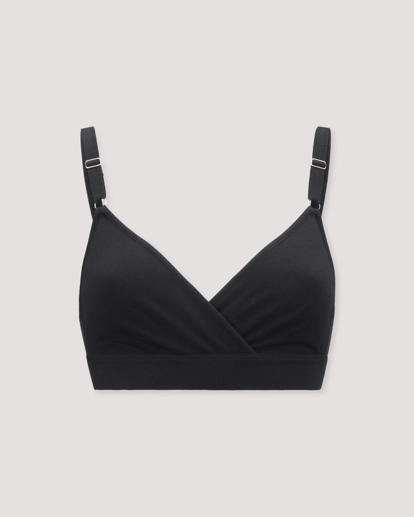 hessnatur Damen Still-Bustier bügelllos COTTON FEEL aus Bio-Baumwolle - schwarz - Größe M – Ansicht 4