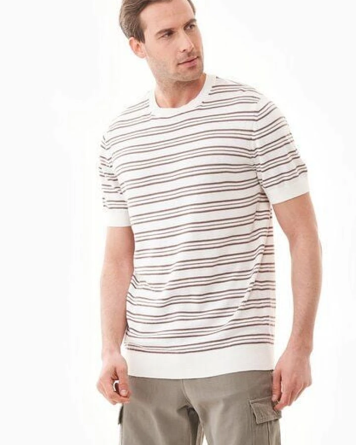Off White/Deep Taupe