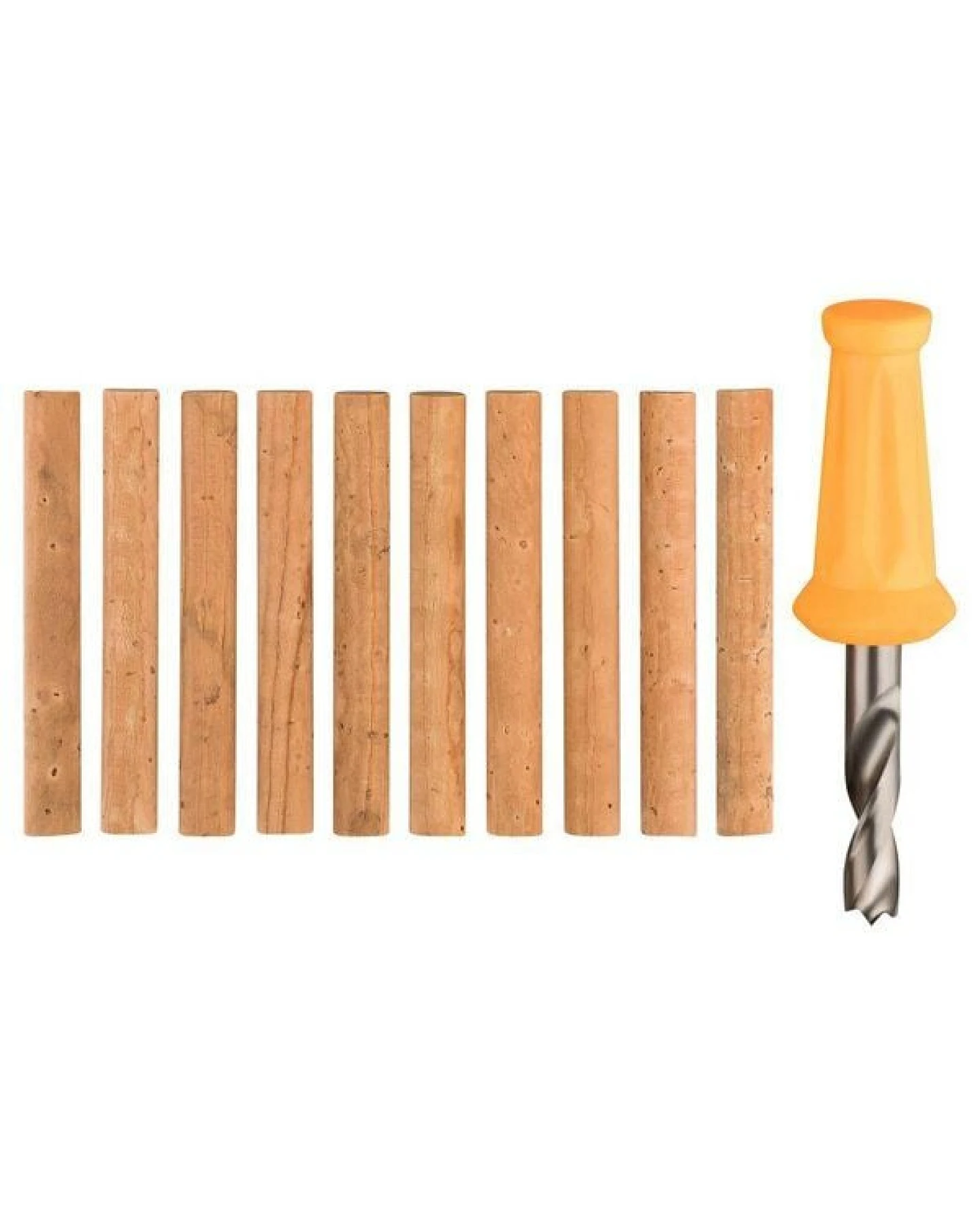Kork-Deko Kork-Sticks mit Bohrer für Angelköder – Ansicht 3