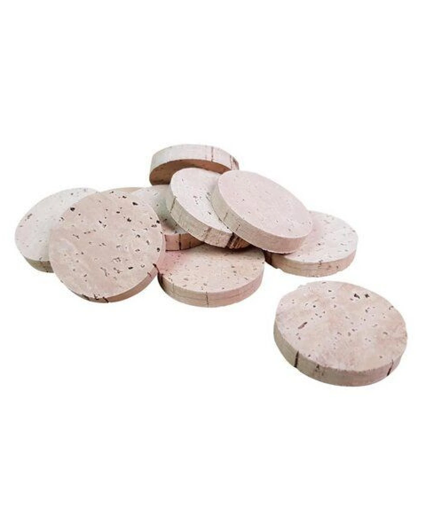 Kork-Deko Kork-Scheiben zum Basteln, Stapeln und Unterlegen 35x6 mm, 20 Stk. – Ansicht 2