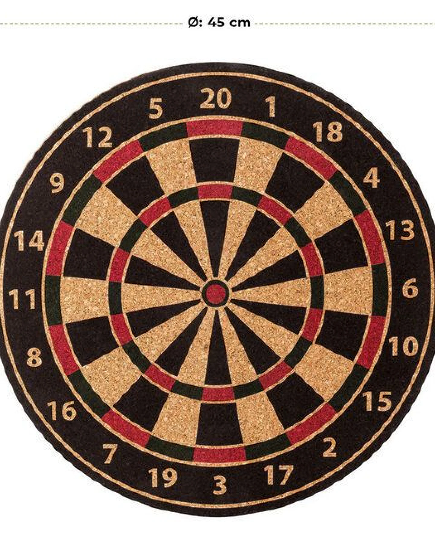 Kork-Deko Dartboard – Ansicht 2