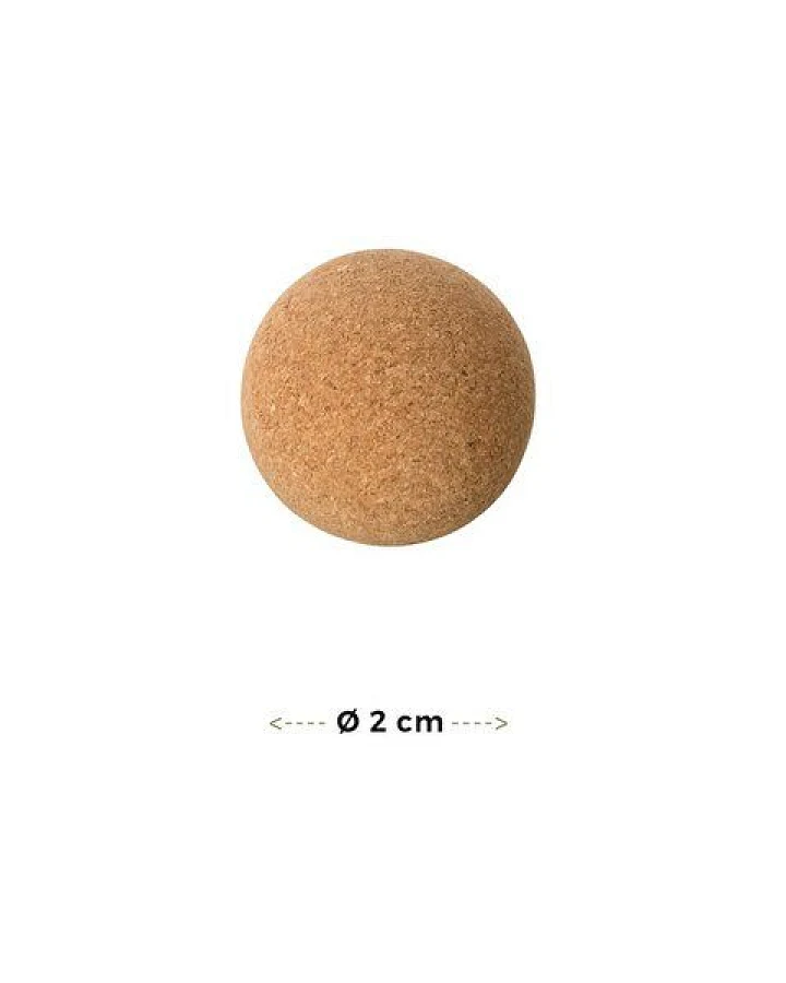 Kork-Deko Kugel aus Presskork 20 mm