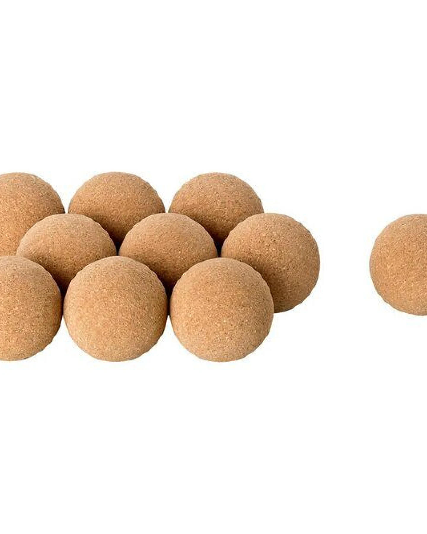 Kork-Deko Kugel aus Presskork 80 mm – Ansicht 2