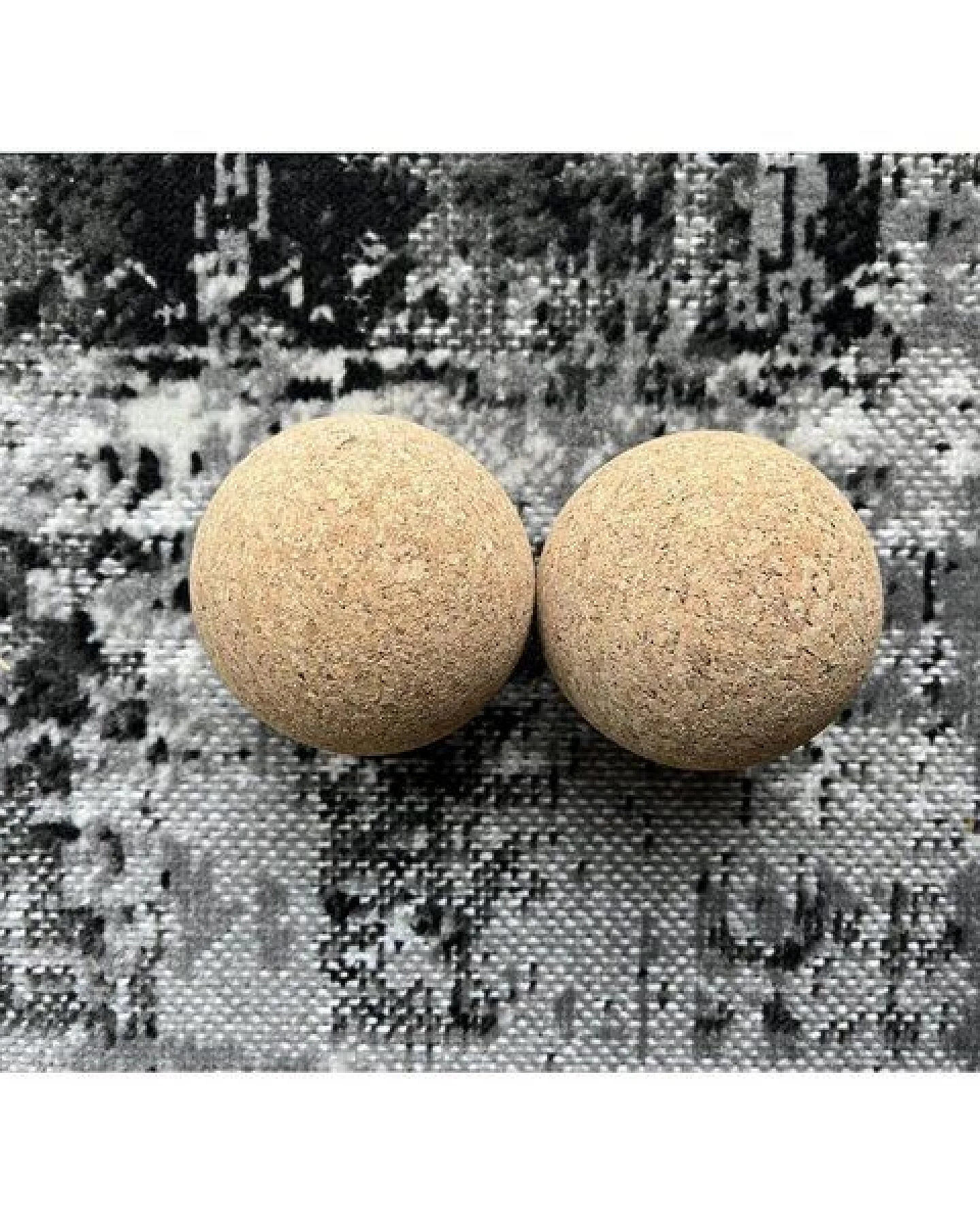 Kork-Deko Kugel aus Presskork 80 mm – Ansicht 4