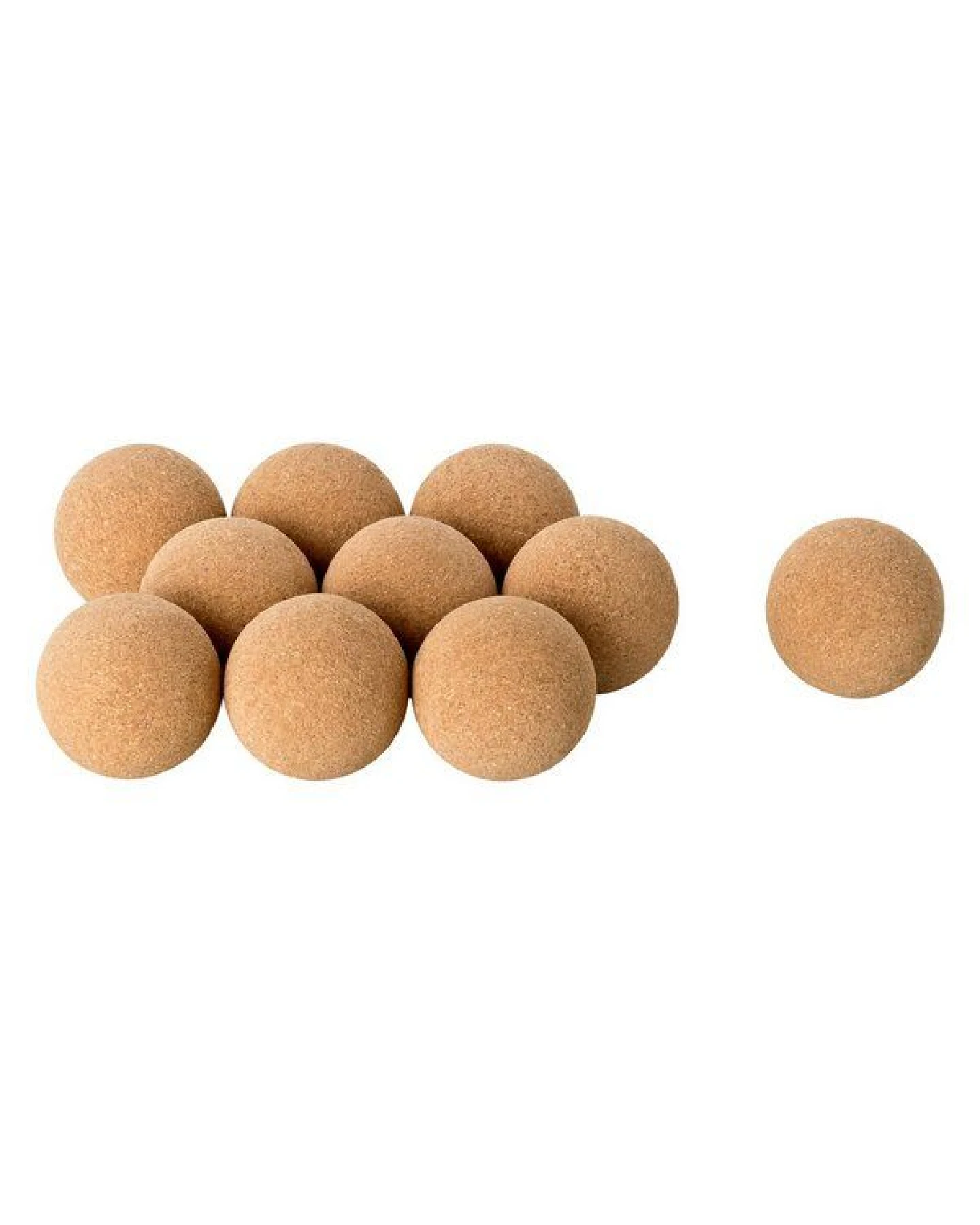 Kork-Deko Kugel aus Presskork 80 mm – Ansicht 3