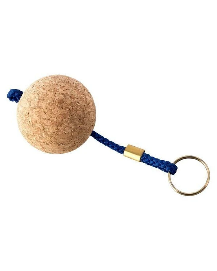 Kork-Deko Boots-Schlüsselanhänger „Kugel“ aus Kork (schwimmfähig)