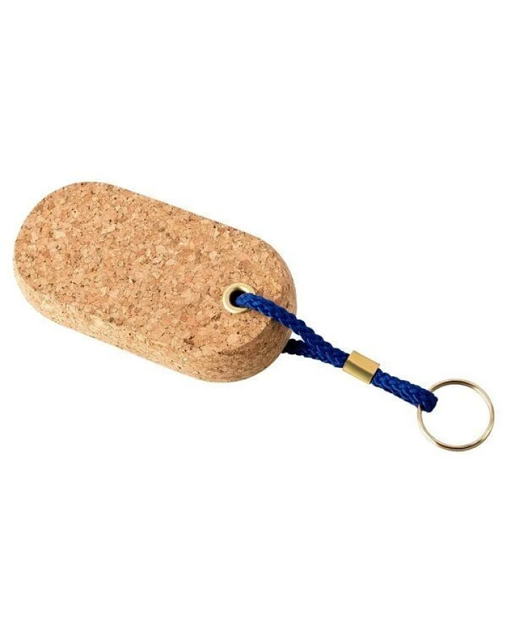 Kork-Deko Boots-Schlüsselanhänger „oval“ aus Kork (schwimmfähig)