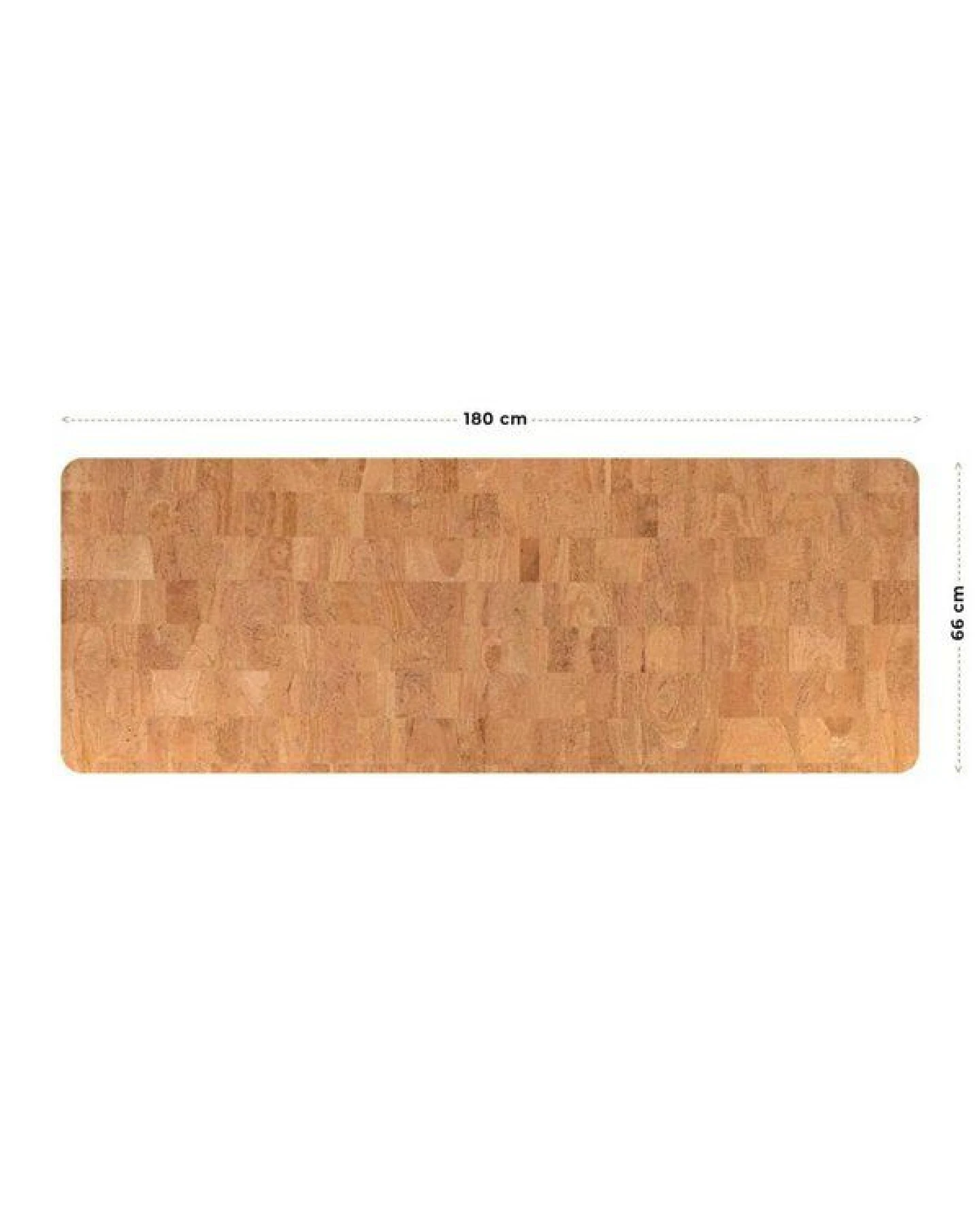 Kork-Deko Yogamatte Beige aus Kork – Ansicht 2