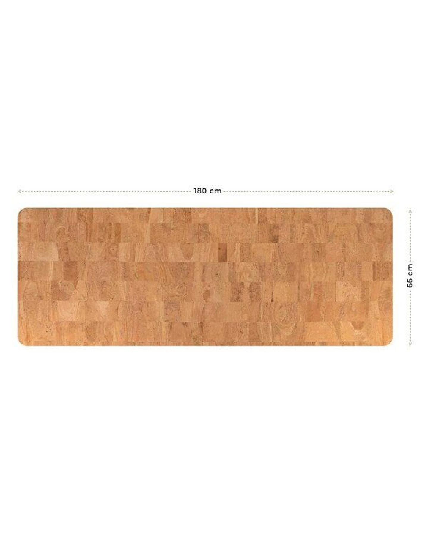 Kork-Deko Yogamatte Beige aus Kork – Ansicht 2