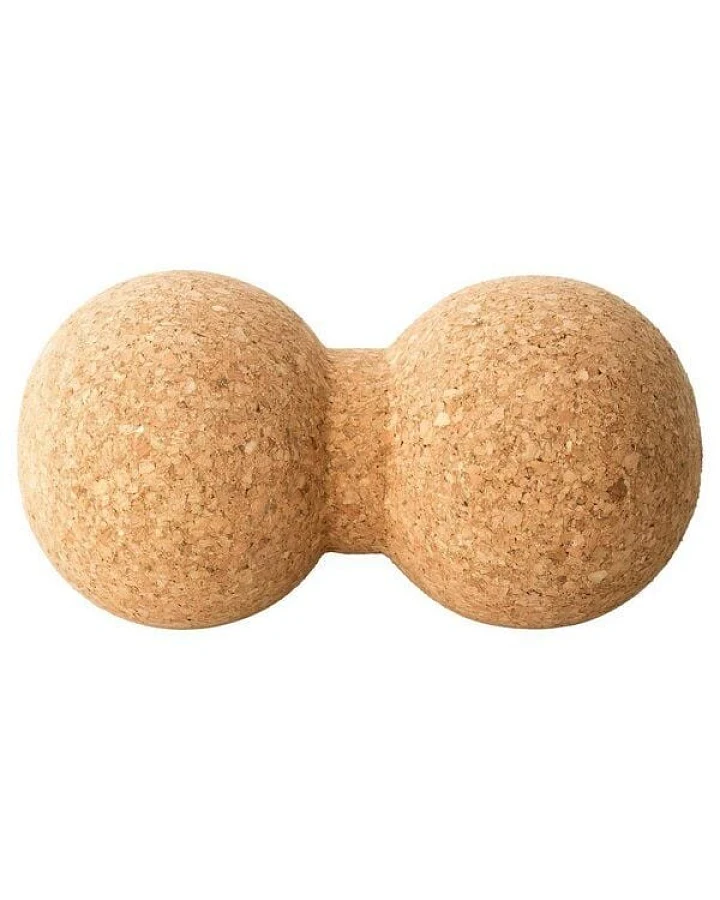 Kork-Deko Duoball aus Kork - Massageball Peanut zur Faszienmassage 2x80 mm