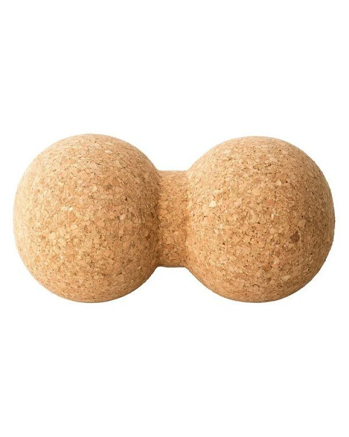 Kork-Deko Duoball aus Kork - Massageball Peanut zur Faszienmassage 2x80 mm