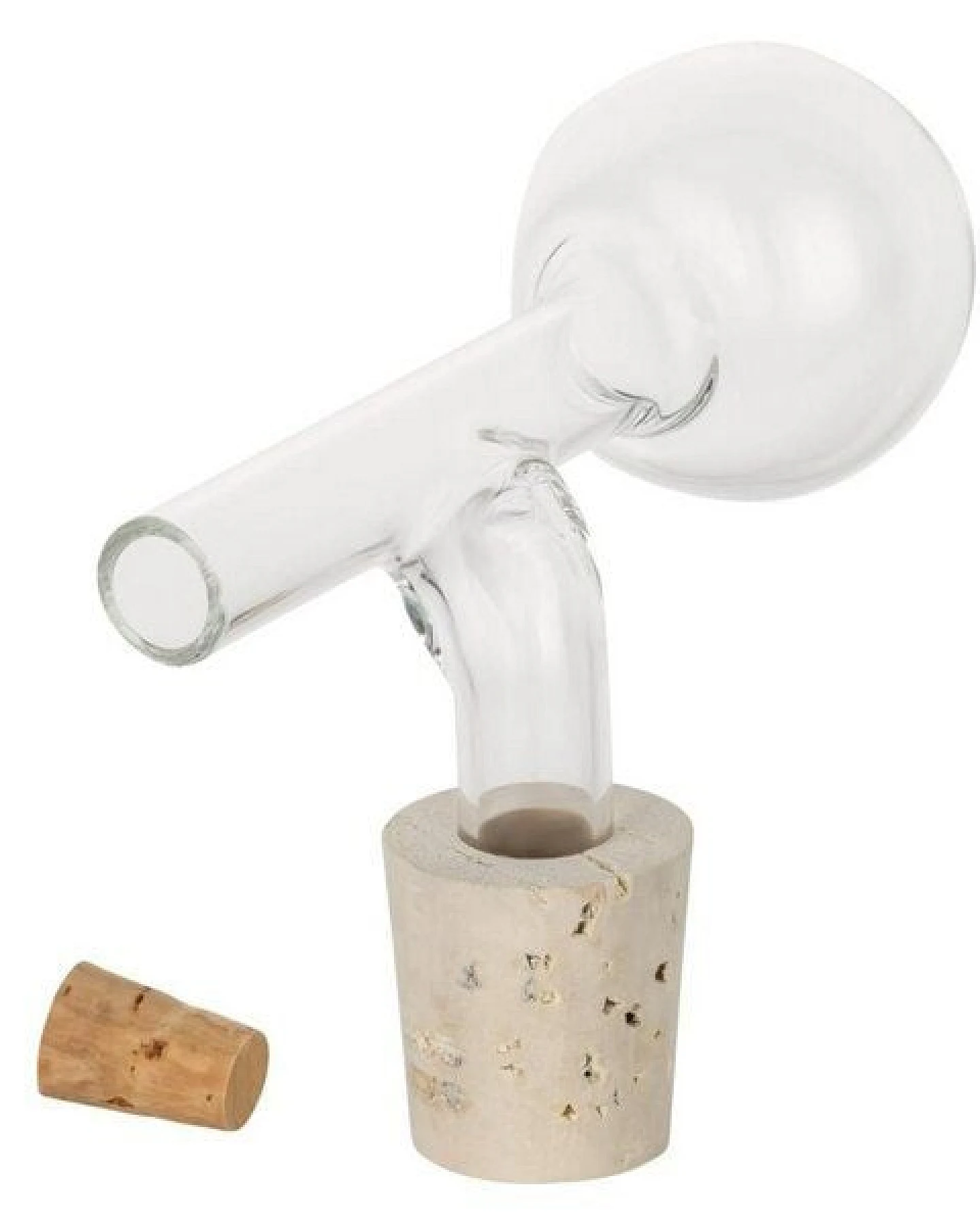 Kork-Deko Schnaps Portionierer aus Glas – Ansicht 4