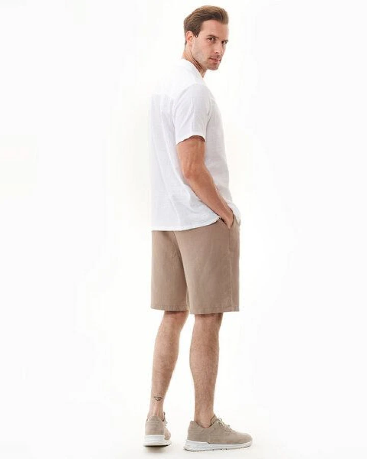 ORGANICATION Shorts aus TENCEL Lyocell und Leinen
