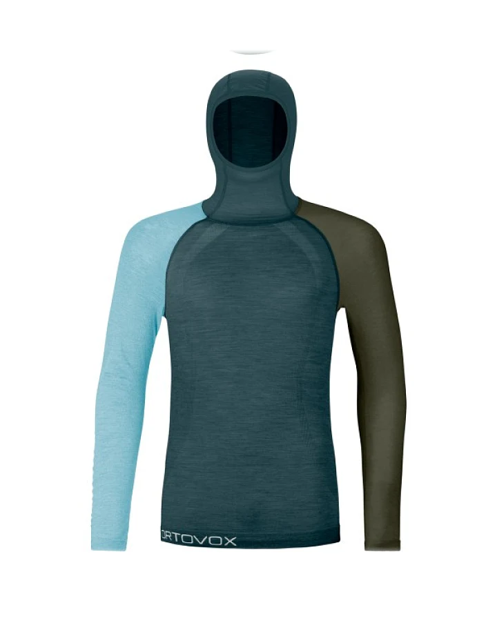 Ortovox - 120 Comp Light Hoody - Merinounterwäsche Gr S blau