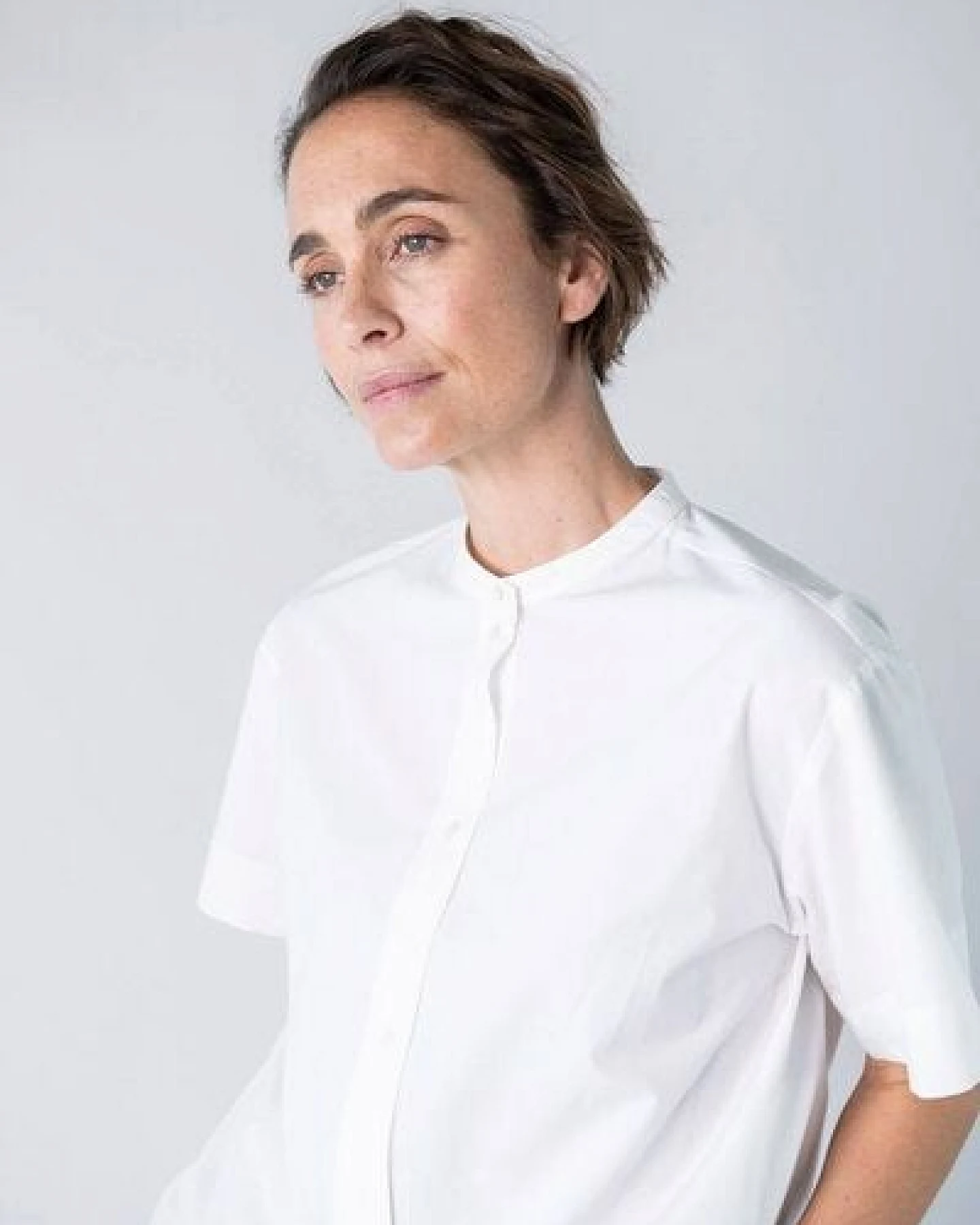 Grenz/gang Damen Kurzarmbluse / Camelia aus Biobaumwolle – Ansicht 4