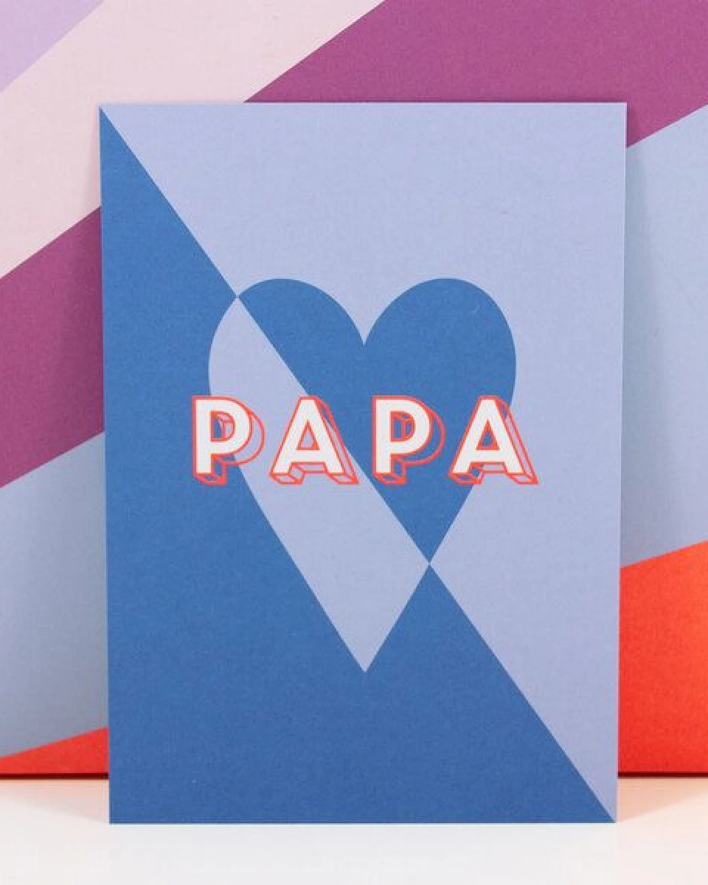 Bow & Hummingbird Postkarte Papa – Ansicht 2