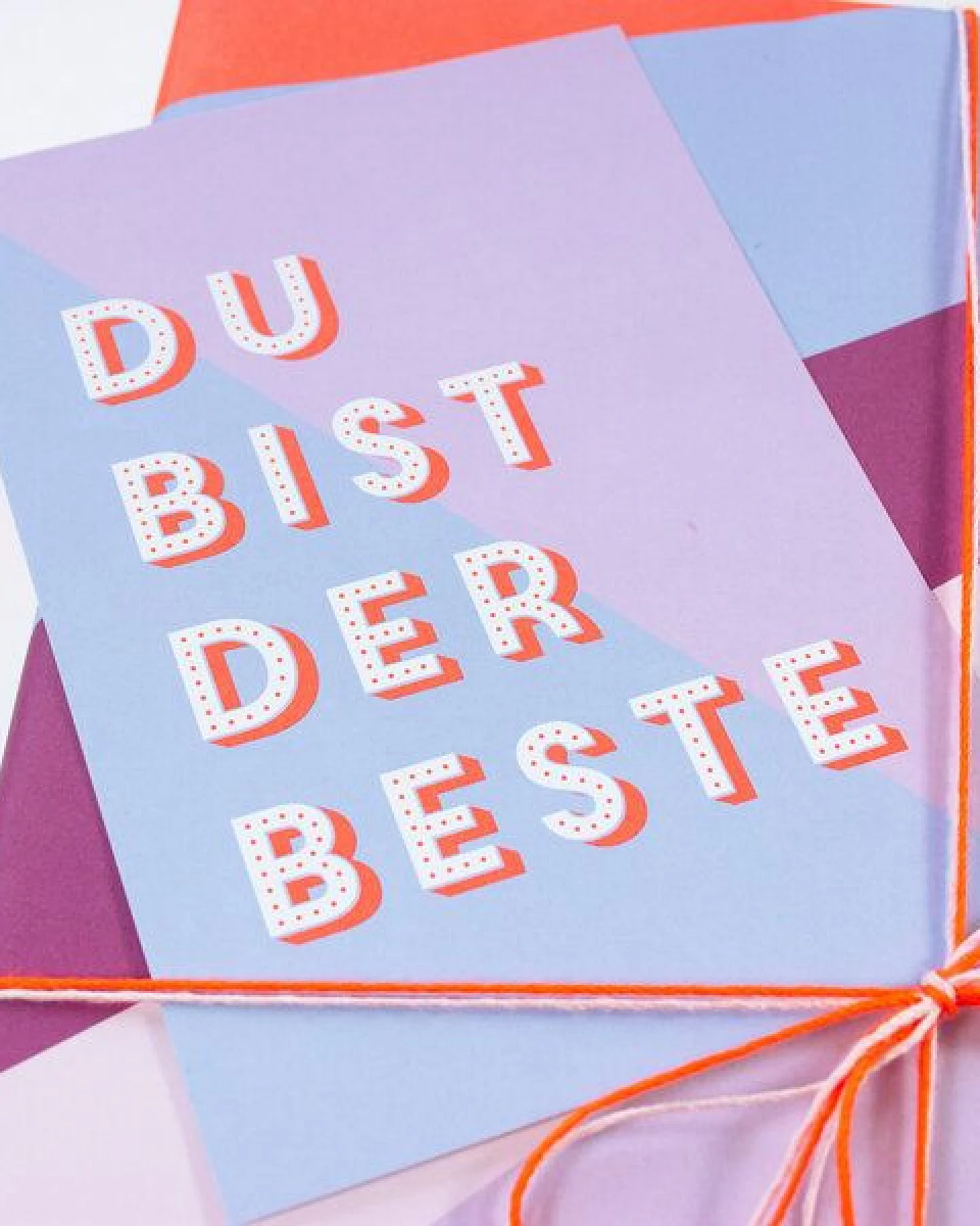 Bow & Hummingbird Postkarte "Du bist der Beste" – Ansicht 2