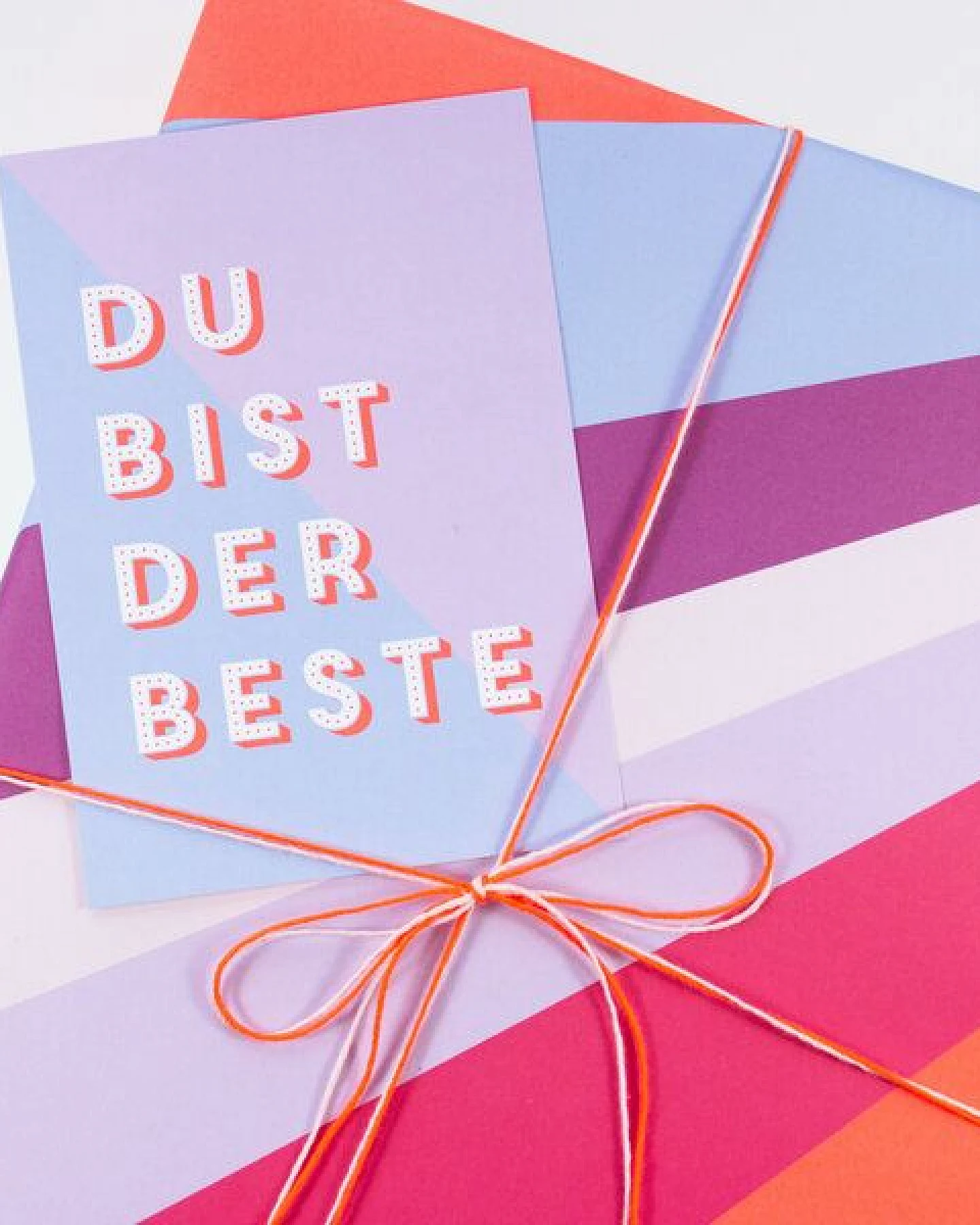 Bow & Hummingbird Postkarte "Du bist der Beste" – Ansicht 3