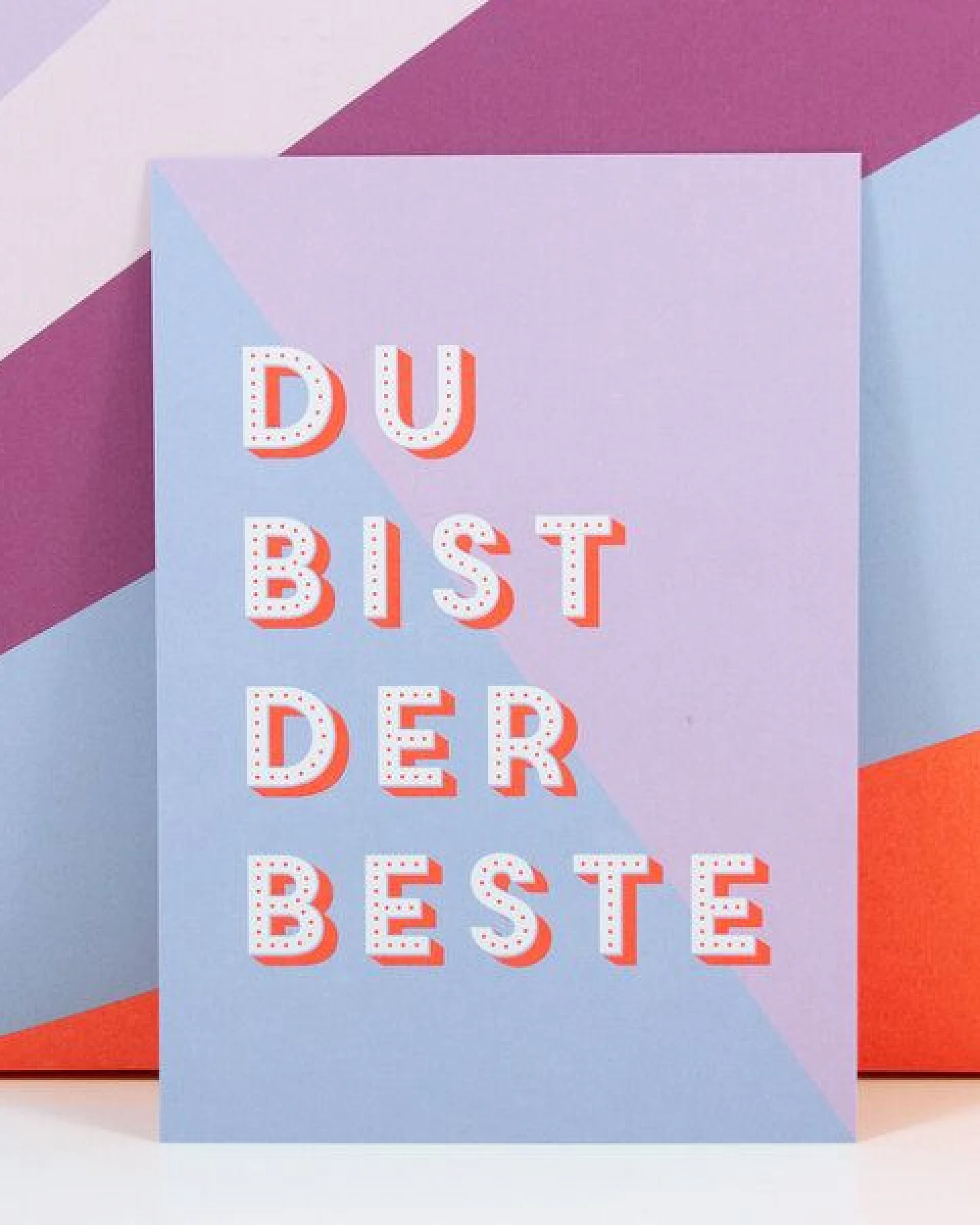 Bow & Hummingbird Postkarte "Du bist der Beste" – Ansicht 4