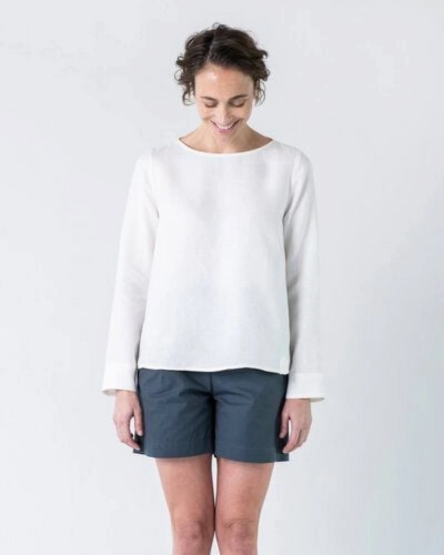 Grenz/gang Bluse / Caterina aus Leinen – Ansicht 3