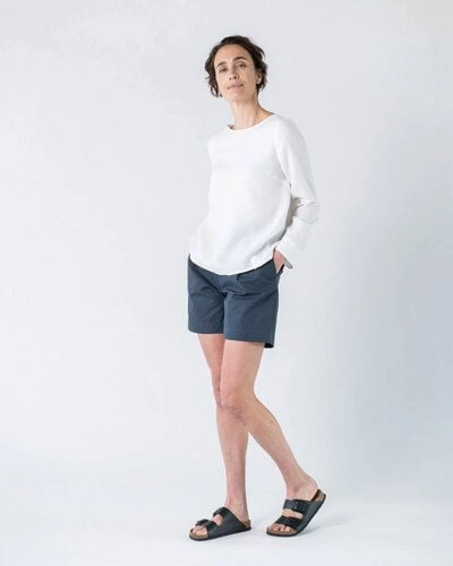 Grenz/gang Bluse / Caterina aus Leinen – Ansicht 2