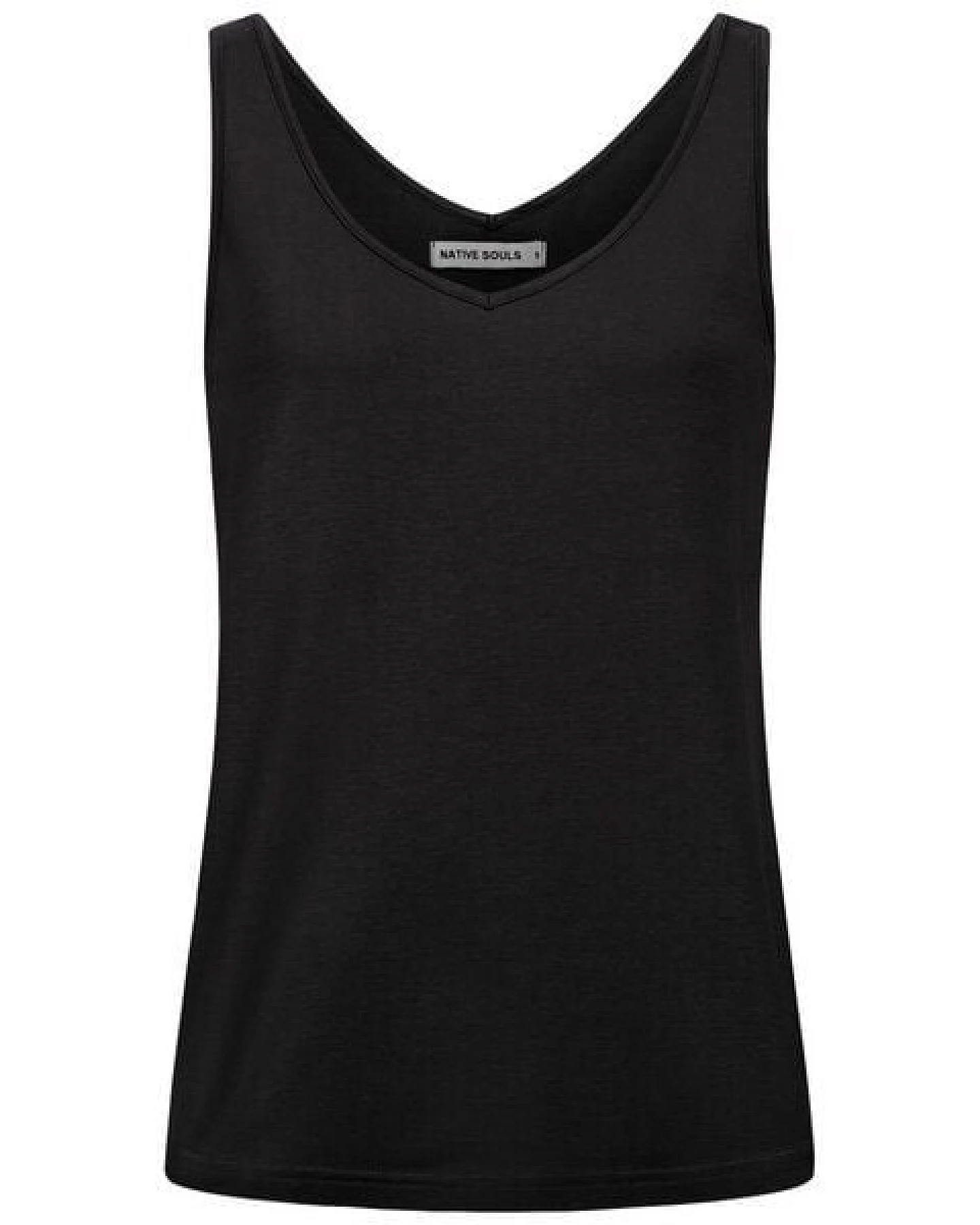 NATIVE SOULS Lyocell Damen V-Neck Top – Ansicht 2