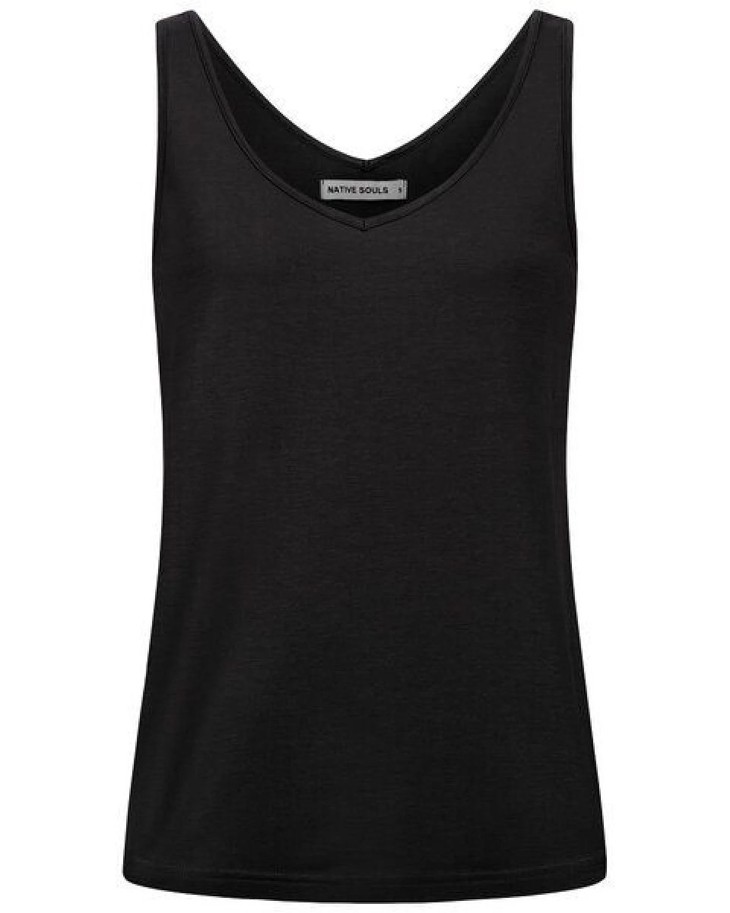 NATIVE SOULS Lyocell Damen V-Neck Top – Ansicht 2