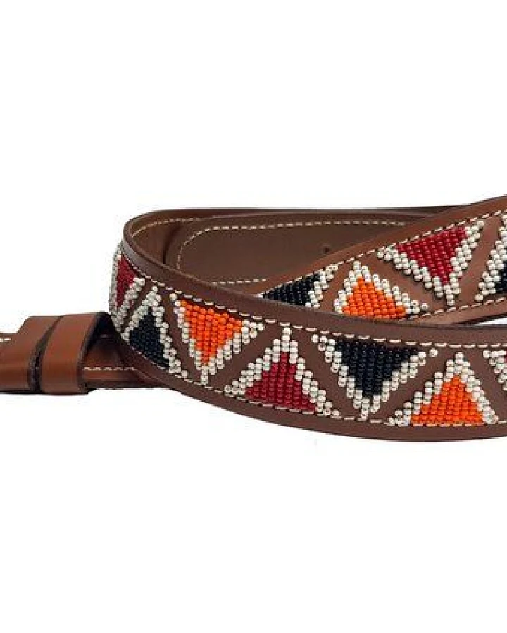 Zinj Design Massai Ledergürtel - Bukusu Kenia - Unisex