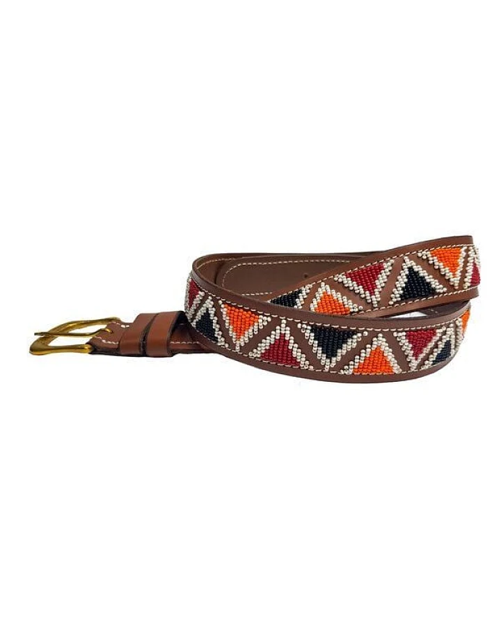 Zinj Design Massai Ledergürtel - Bukusu Kenia - Unisex