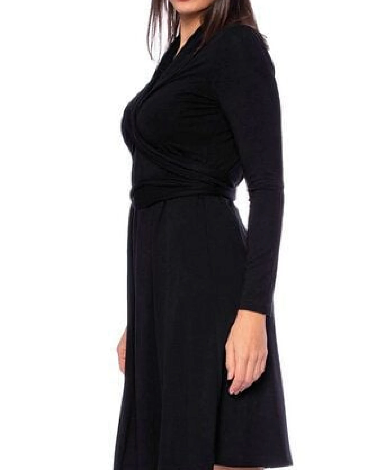 Ingoria ANNABELL elegantes Kleid mit Wickel Bändern – Ansicht 3
