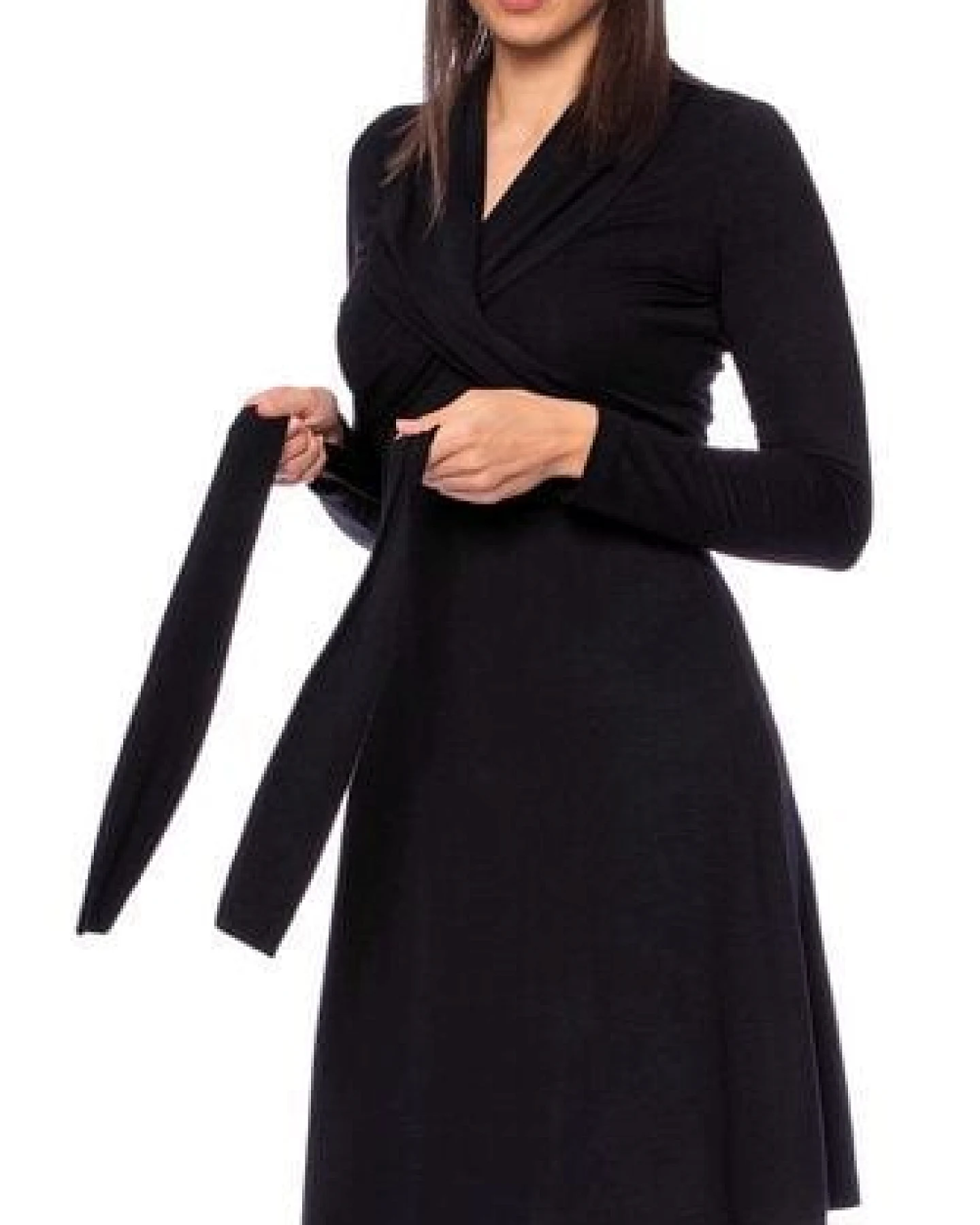 Ingoria ANNABELL elegantes Kleid mit Wickel Bändern – Ansicht 4
