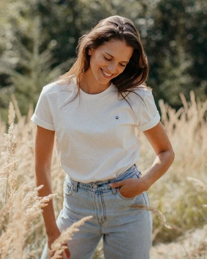 NORDLICHT Rundhals T-Shirt aus Bio-Baumwolle ALVA