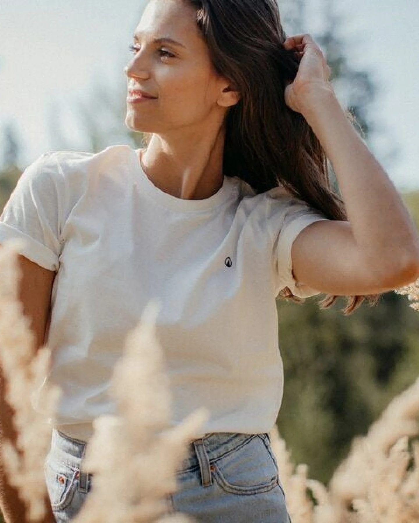 NORDLICHT Rundhals T-Shirt aus Bio-Baumwolle ALVA – Ansicht 4