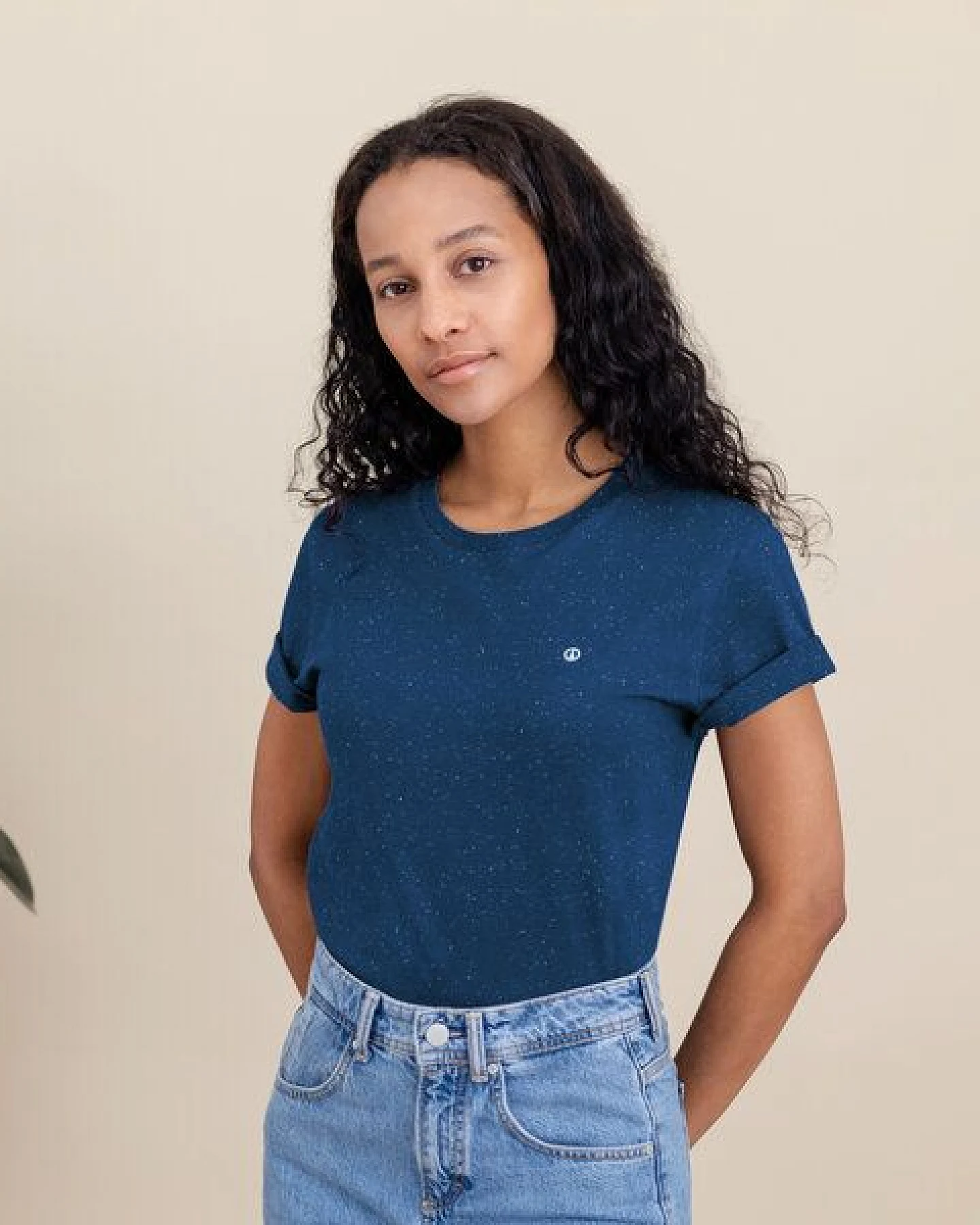 NORDLICHT Rundhals T-Shirt aus Bio-Baumwolle ALVA – Ansicht 3