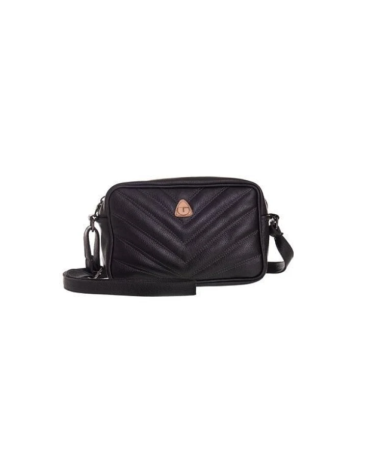 Ritagli di G Damen Umhängetasche YVONNE Leder - 100% Made in Italy