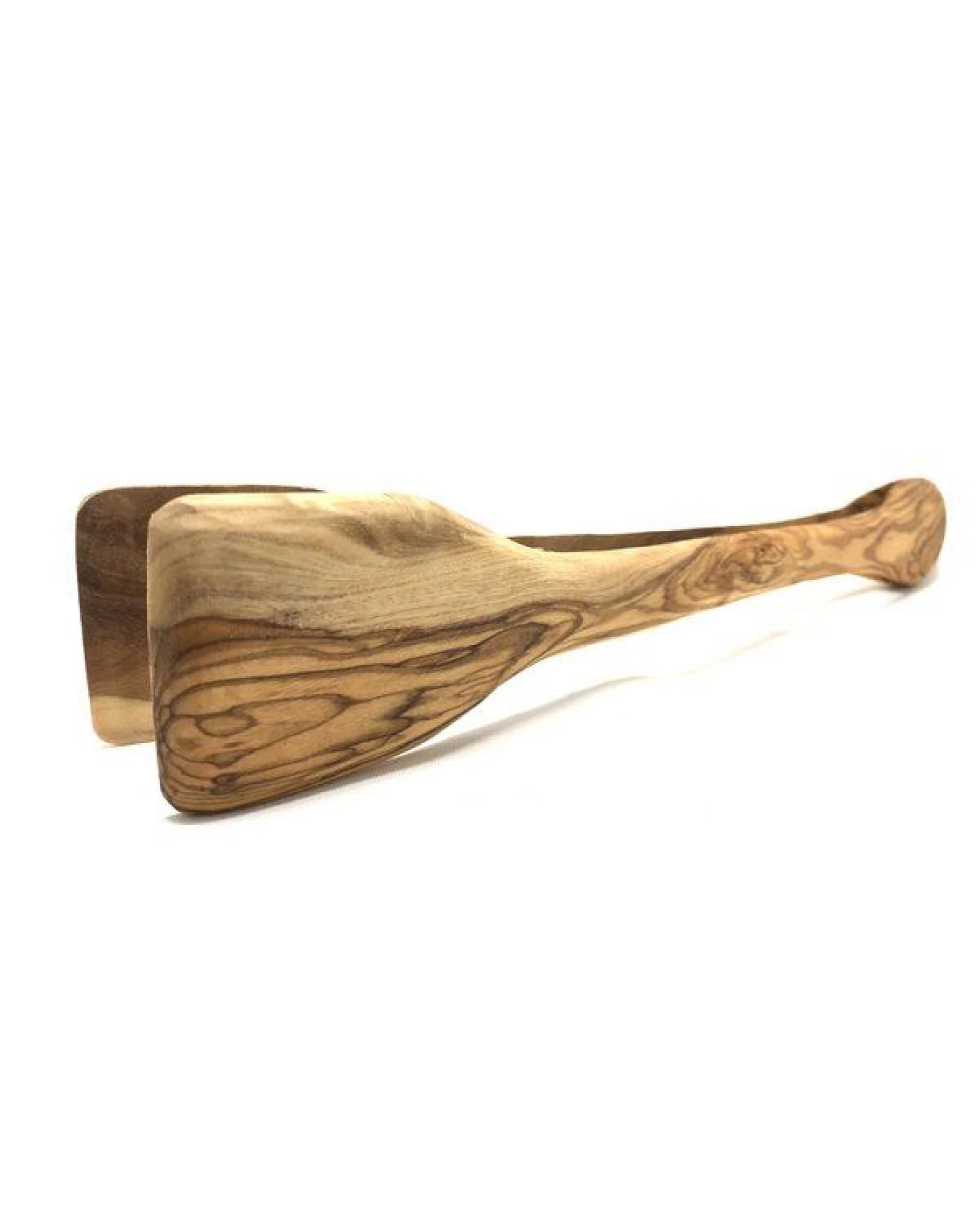 Olivenholz erleben Grillzange aus Olivenholz, 36 cm lang – Ansicht 3