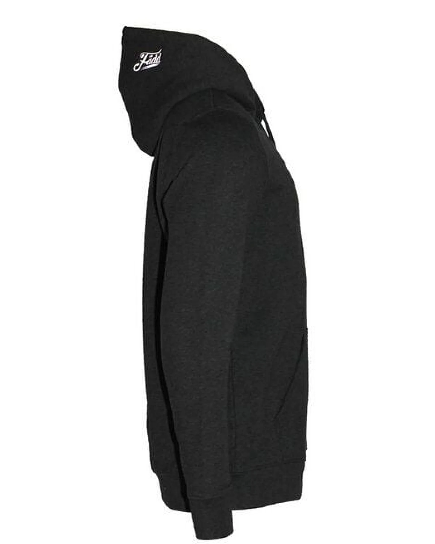 FÄDD Herren Sweatshirt Hoodie Bio-Baumwolle "Hipster Haps Möwe" Grau/ Blau – Ansicht 4