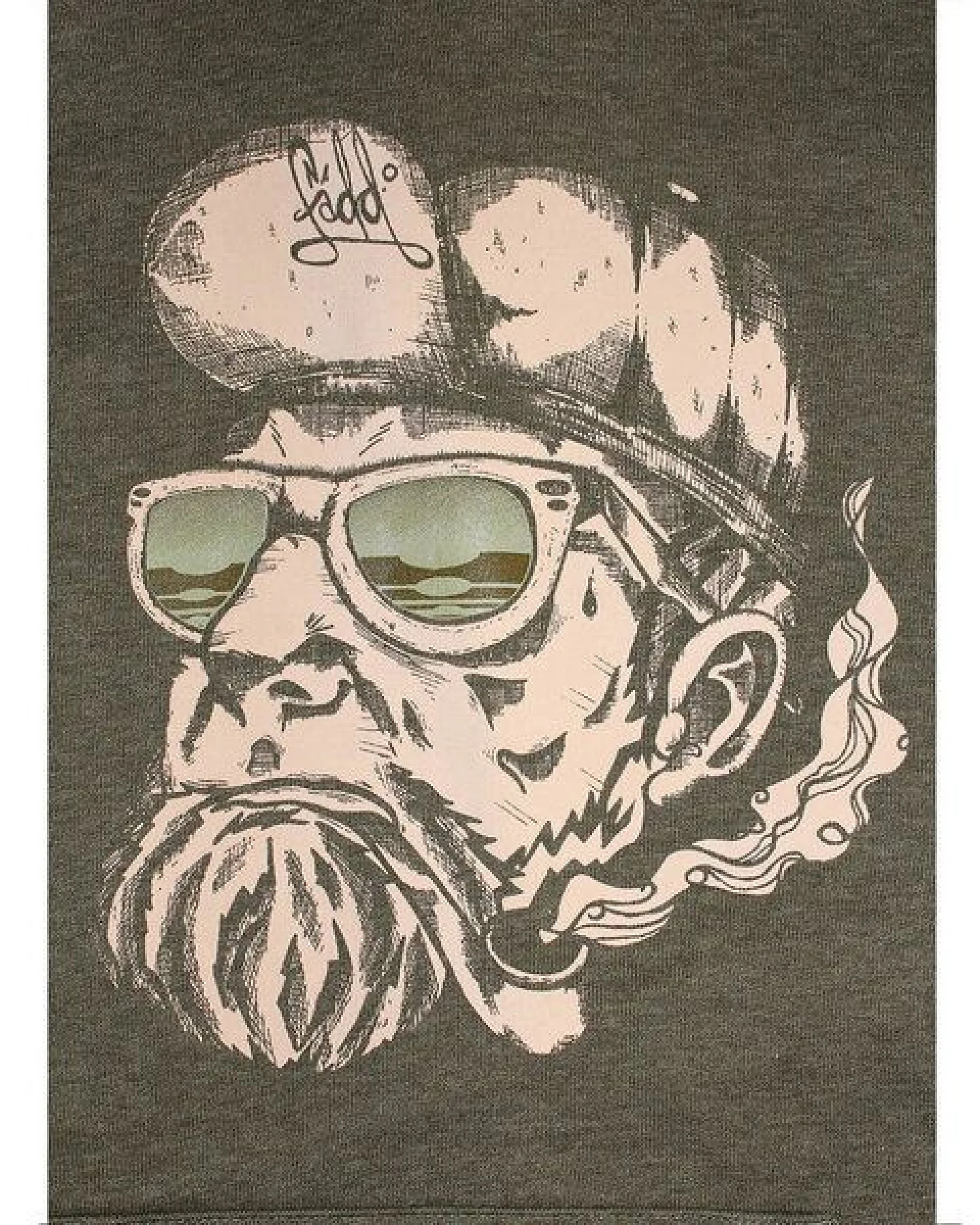 FÄDD Damen Sweatshirt Hoodie Bio-Baumwolle "Überlebens Hipster Hans" Grün – Ansicht 2