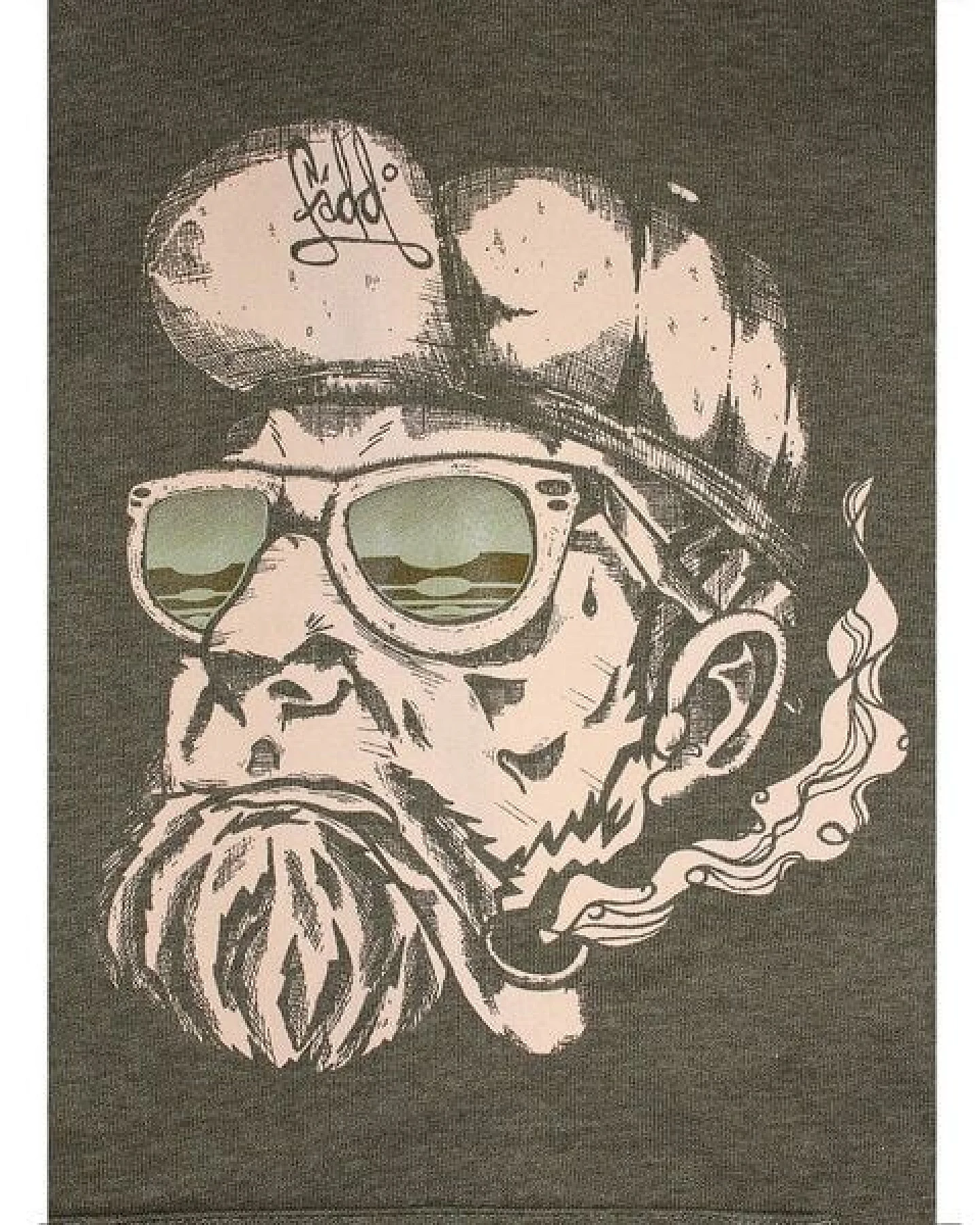 FÄDD Damen Sweatshirt Hoodie Bio-Baumwolle "Überlebens Hipster Hans" Grün – Ansicht 2