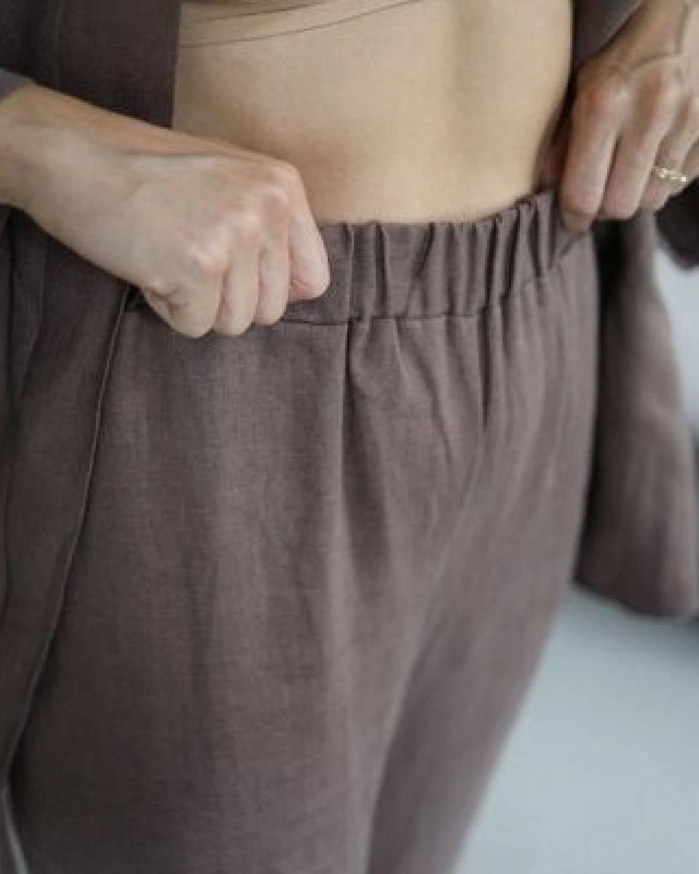 gust. Damen Weite Leinenhosen - Culotte - Linen trousers - 100% Bio-Leinen – Ansicht 4