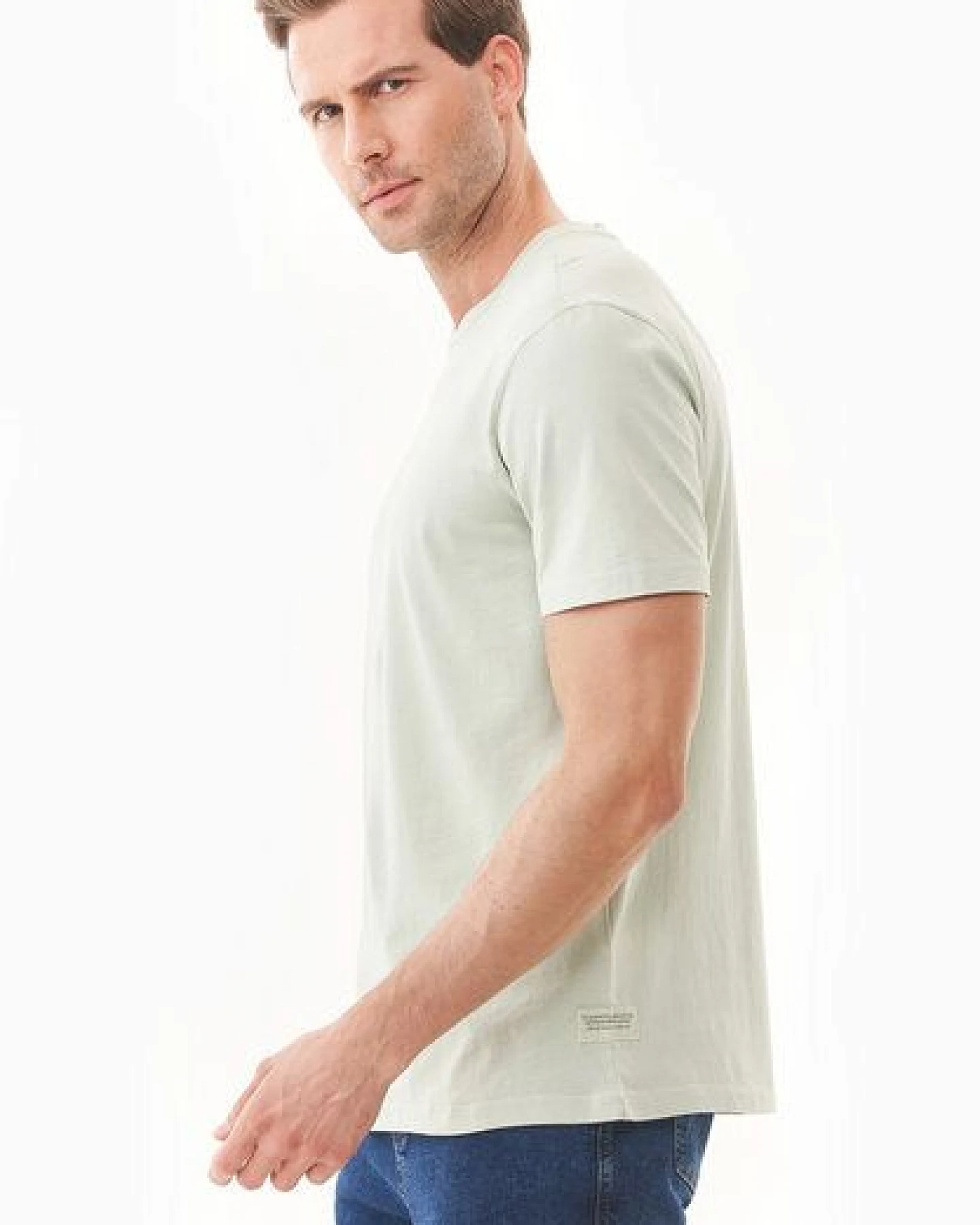 ORGANICATION Natural Dye T-Shirt aus Bio-Baumwolle – Ansicht 3