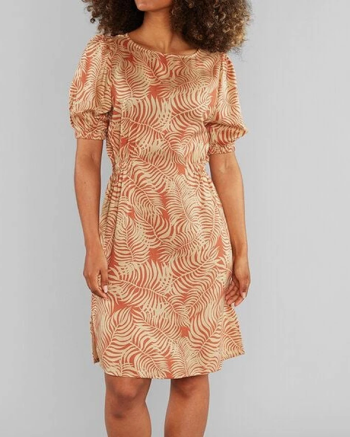 DEDICATED Kleid Karlsborg - Palm Leaves