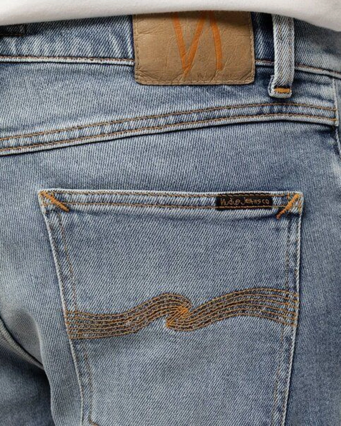 Nudie Jeans Lean Dean - Indigo Hub – Ansicht 3