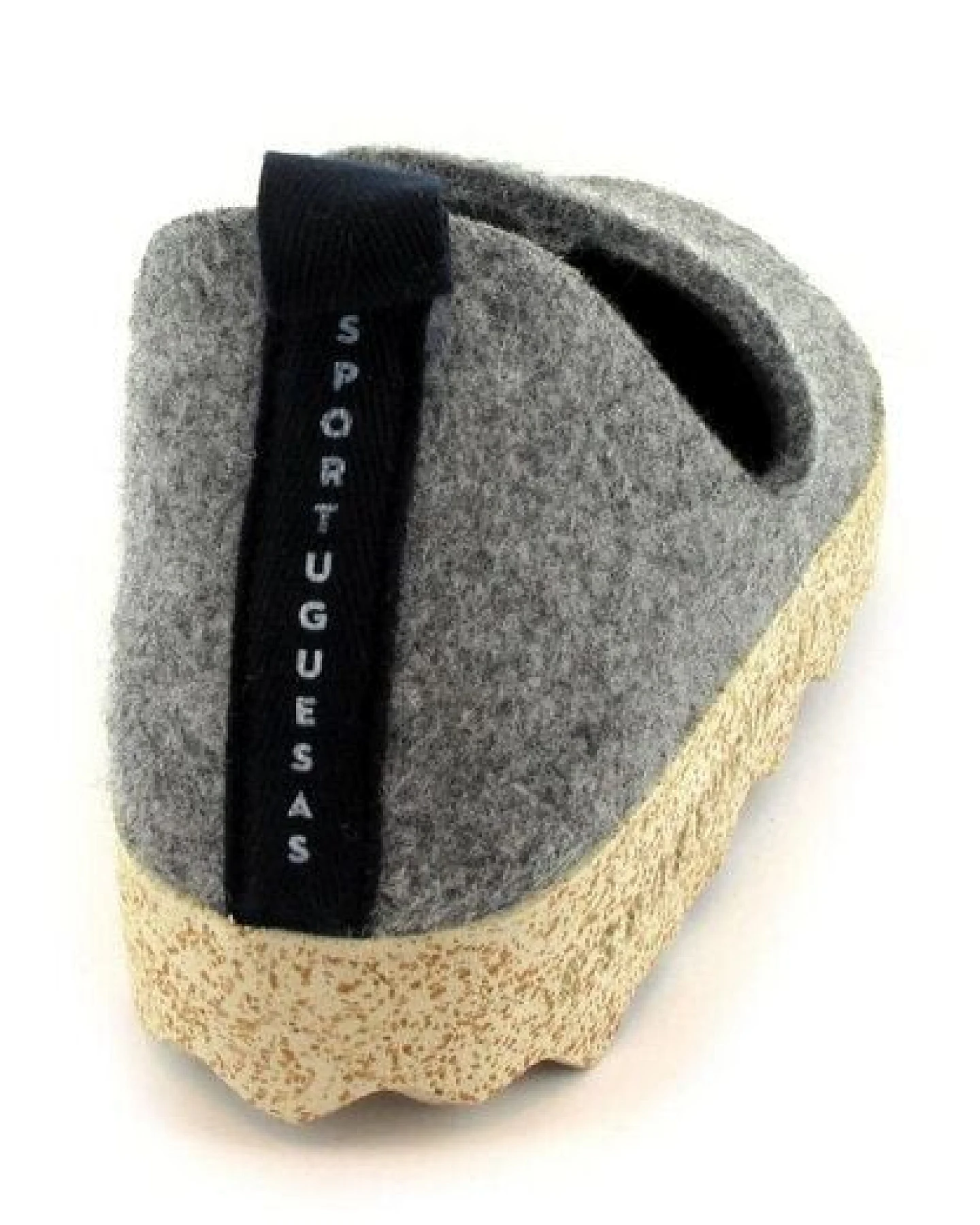 ASPORTUGUESAS Filz Slipper City aus natürlichem Kork – Ansicht 4
