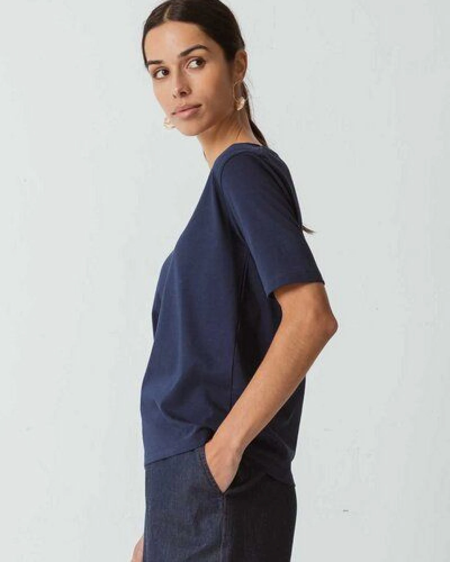 SKFK T-Shirt Hamalau - Navy – Ansicht 2