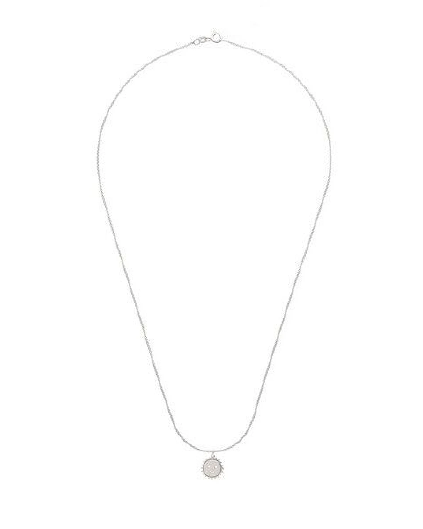 BELLYBIRD Jewellery Kinderkette - kleine lachende Sonne, Anhänger/ Silber/ Silber vergoldet – Ansicht 4
