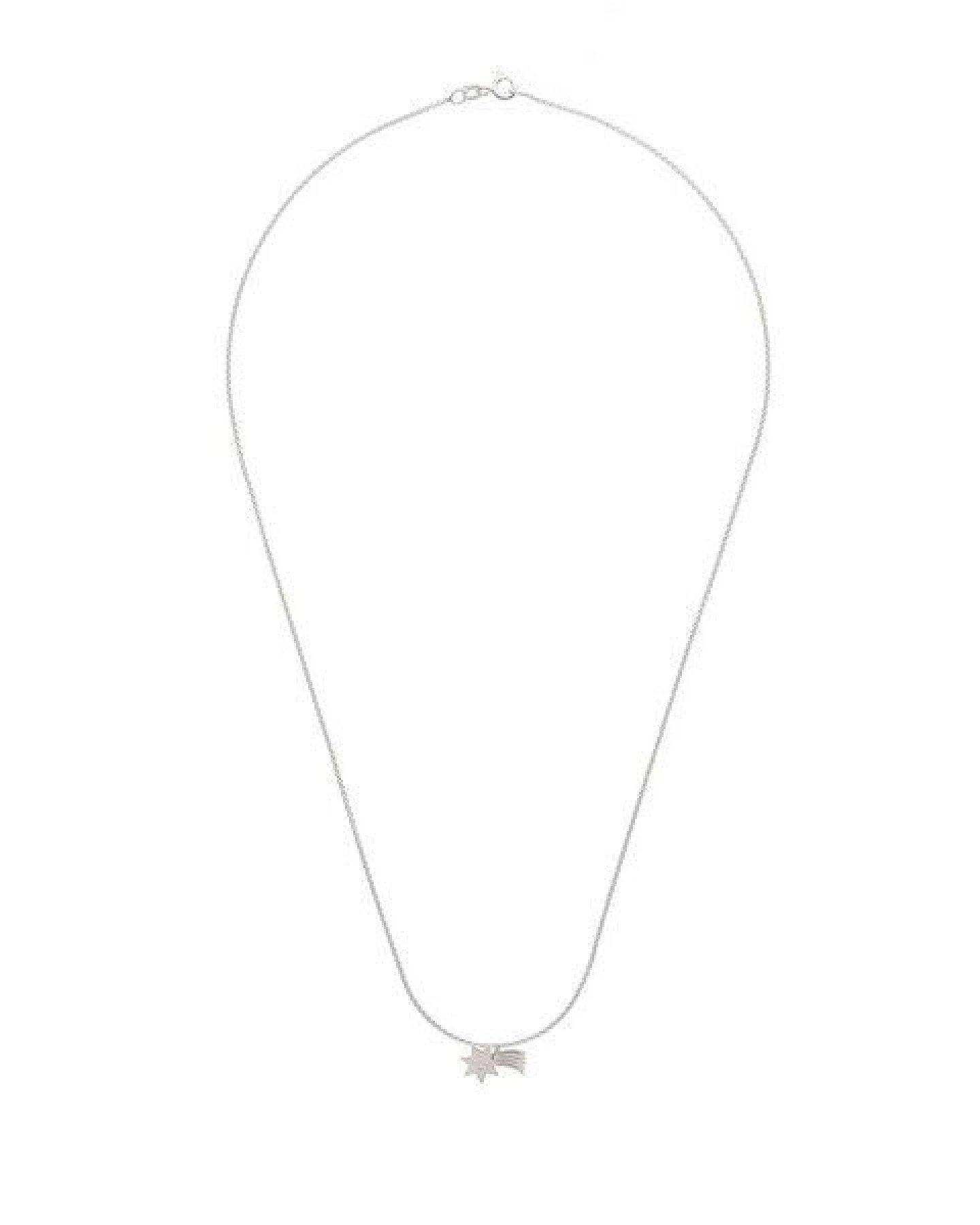 BELLYBIRD Jewellery Kinderkette - kleine Sternschnuppe, Anhänger/ Silber/ Silber vergoldet – Ansicht 4